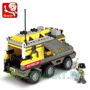 Конструктор Sluban M38-B0137 Внедорожные гонки (360 деталей) картинка 7